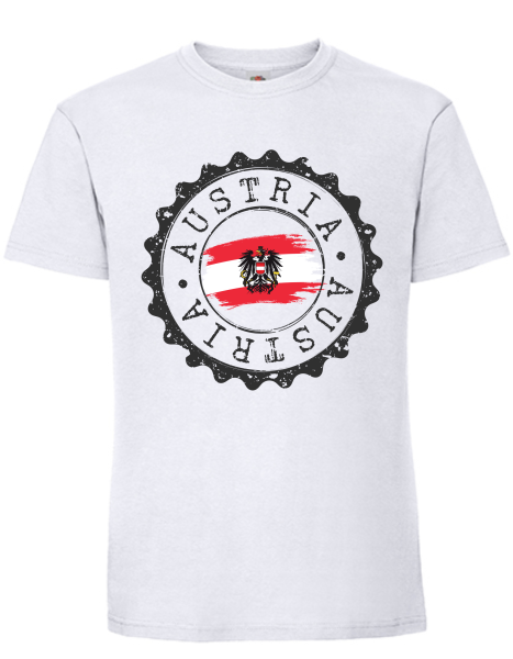 T-Shirt weiß Stempel